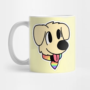 Rainbow Golden Retriever Mug